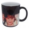 Brinde caneca cerâmica mágica 325ml personalizada.