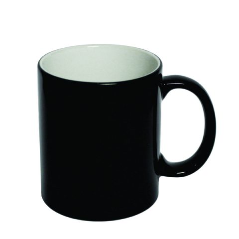 Brinde caneca cerâmica mágica 325ml personalizada.