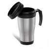 Brinde caneca revestida em aço inox 410ml personalizada.