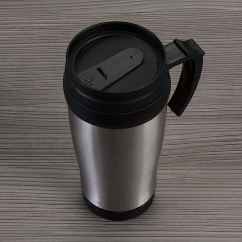 Brindes Canecas Revestidas Inox 400ml Personalizadas - Veg Brindes Curitiba.