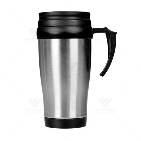 Brindes Canecas Revestidas Inox 400ml Personalizadas - Veg Brindes Curitiba.