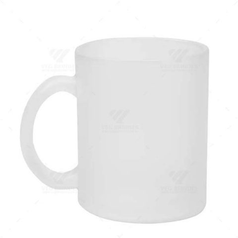 Brindes Canecas Vidro Jateado 325ml Personalizadas.
