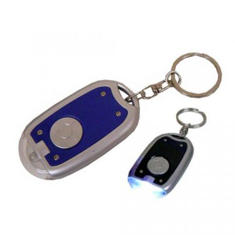 Brinde chaveiro lanterna em plástico personalizado.