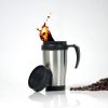 Brinde caneca em aço inox 300ml personalizada.