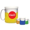 Brinde caneca térmica gel 300ml personalizada.