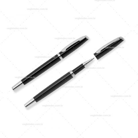 Brinde caneta esferográfica Roller personalizada.