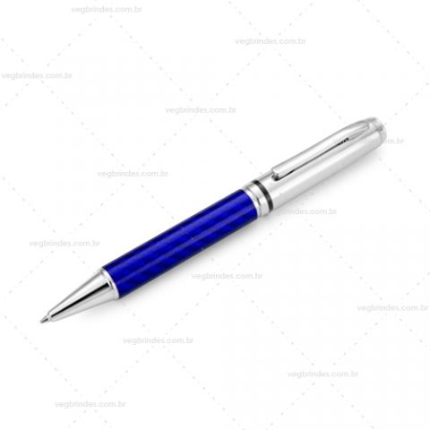 Brinde caneta twist em metal personalizada.