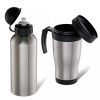 Brinde conjunto com squeeze e garrafa inox personalizado.