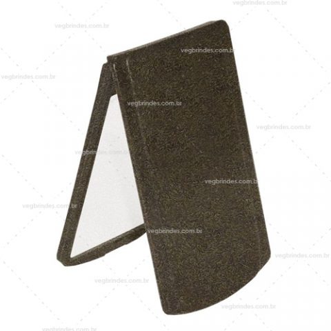 Brinde espelho de bolsa ecológico personalizado.