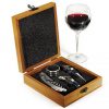Brinde kit vinho 5pçs personalizado.