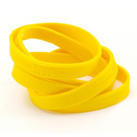 Brindes pulseiras emborrachadas personalizadas.