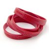 Brindes pulseiras emborrachadas personalizadas.