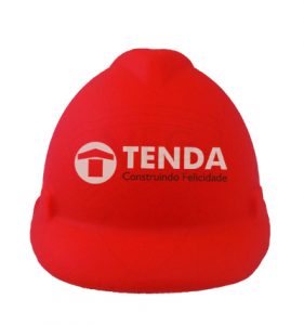 Brindes capacetes anti-stress personalizados.