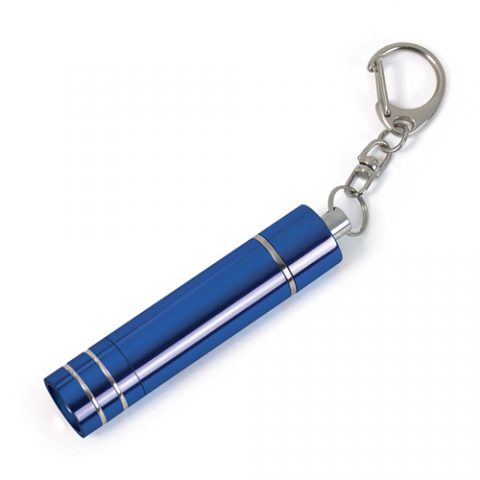 Brindes chaveiros lanterna em alumínio personalizados.