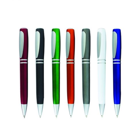 Brinde caneta esferográfica semimetal personalizadas.
