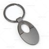 Brinde chaveiro em metal oval personalizado.