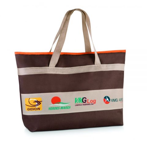Brinde bolsa térmica feminina 25 litros personalizada.