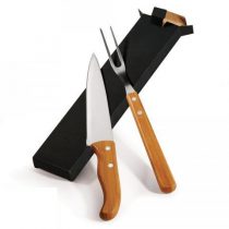 Brindes conjuntos garfo e faca personalizados.