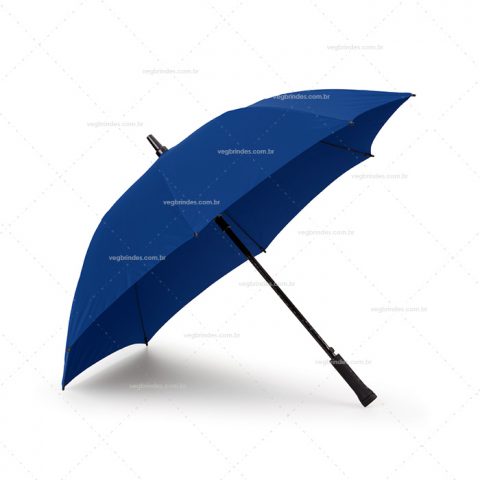 Brindes guarda-chuva automático grande 106cm azul personalizado.