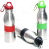 Brindes squeeze inox 600ml personalizados.