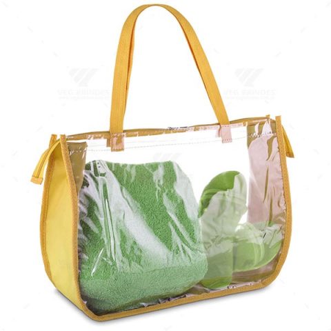 Brindes Bolsas de Praia Amarela.