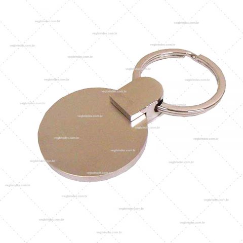 Brindes chaveiros em metal personalizados.