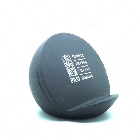 Brindes suportes para celular em vinil personalizados.