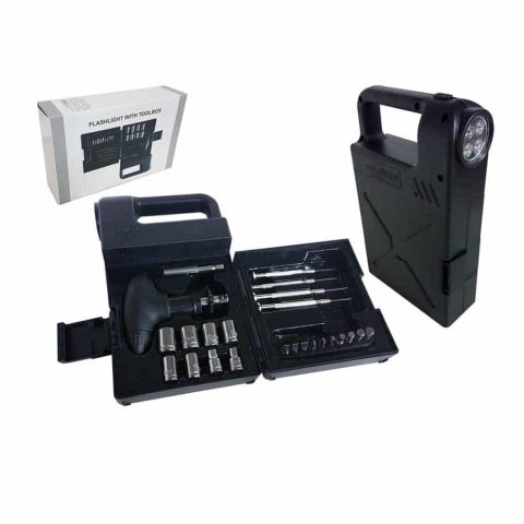 Brindes Kits Ferramentas Lanterna 24pçs Personalizados - Veg Brindes Curitiba.
