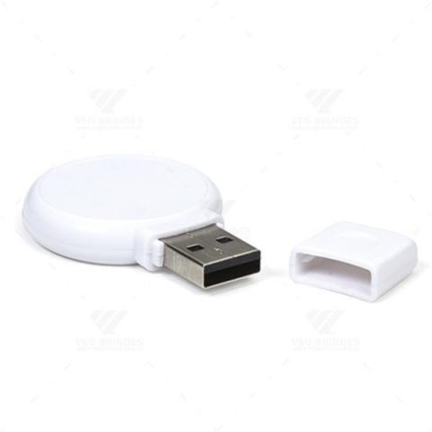 Brindes Pen Drives Redondos Personalizados.