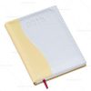 Brindes agendas diárias capa em couro sintético personalizadas.