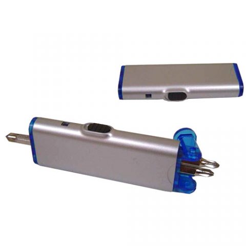 Brindes kits ferramentas com lanterna personalizados.