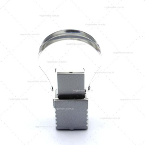 Brindes pen drives lâmpada LED personalizados.