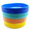 Brindes pulseiras emborrachadas personalizadas.