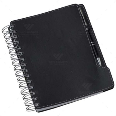 Brindes Agendas Wire-o de Mesa 18,5x20,5cm Personalizadas - Veg Brindes Curitiba.