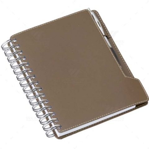 Brindes Agendas Wire-o de Mesa 18,5x20,5cm Personalizadas - Veg Brindes Curitiba.