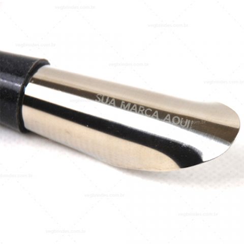 Brindes corta-gotas em inox personalizados.
