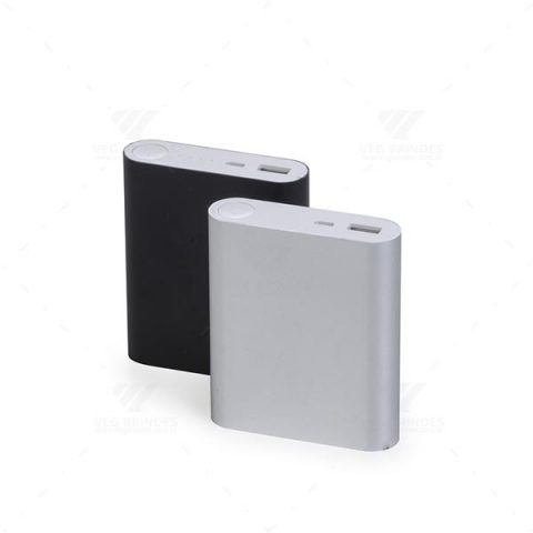Brindes Power Bank Metal Personalizados.