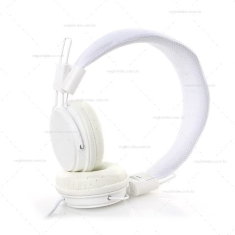 Brindes fones de ouvido personalizados.