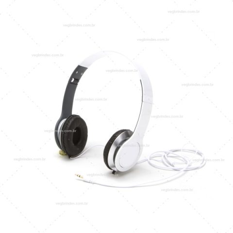 Brindes fones de ouvido personalizados.