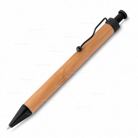 Brindes canetas ecológicas em bambu personalizadas.