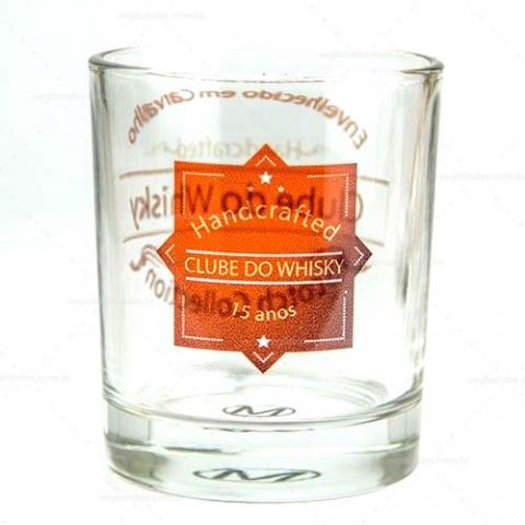 Brindes copos vidro whisky 300ml personalizados.