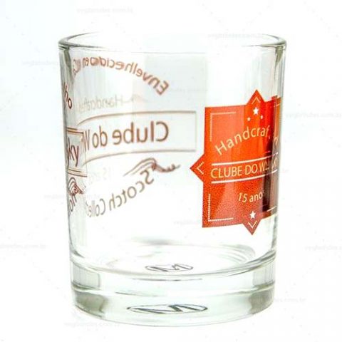 Brindes copos vidro whisky 300ml personalizados.
