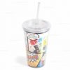 Brindes copos plásticos transparentes 500ml personalizados.