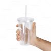 Brindes copos plásticos transparentes 500ml personalizados.