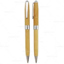 Brindes canetas ecológicas em bambu personalizadas.