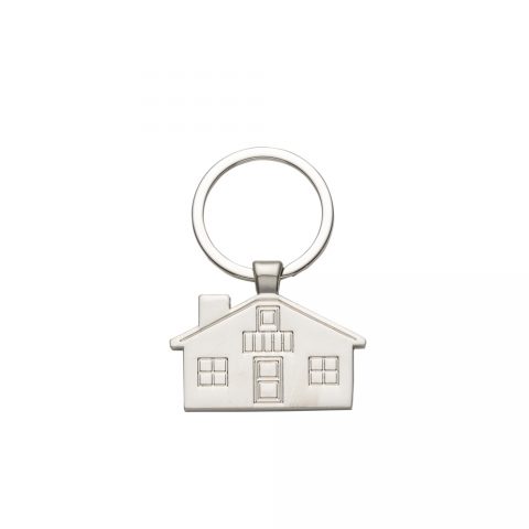 Chaveiro Metal Casa Fosco Personalizado - Veg Brindes Curitiba.