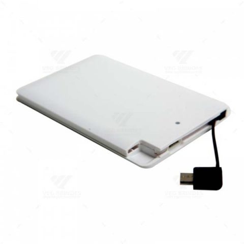 Brindes Carregadores Portáteis Power Banks Slim Personalizados.