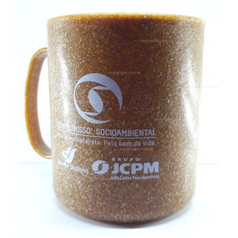 Brindes canecas ecológicas 400ml personalizadas.