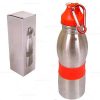 Brindes squeezes inox 600ml personalizados.