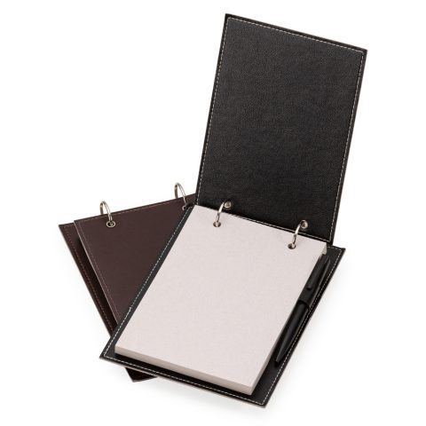 Bloco de Notas com Argola 17x23cm Personalizado - Veg Brindes Curitiba.